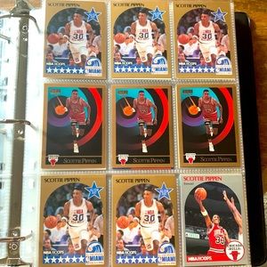 Scottie Pippen lot - 6 cards